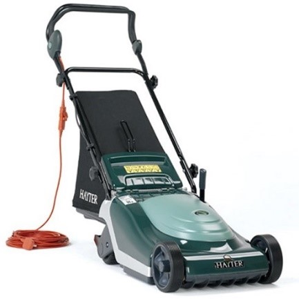 รถตัดหญ้าไฟฟ้าแบบมือเข็น มีสายไฟและไร้สายไฟ