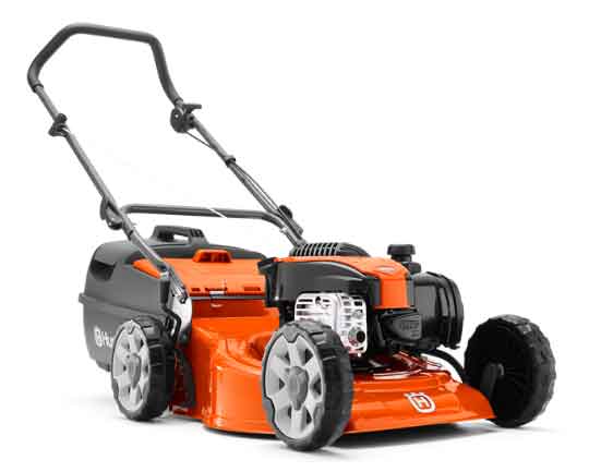 รถตัดหญ้าแบบมือเข็น ใช้เครื่องยนต์